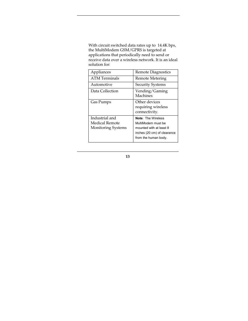 Application overview, Verview, On types | Multi-Tech Systems MTCBA-G-F2 User Manual | Page 13 / 61