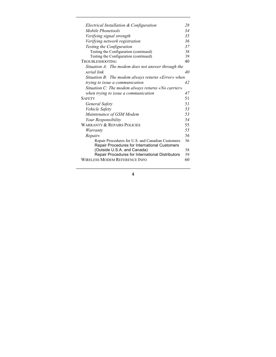 Multi-Tech Systems MTCBA-G-F2 User Manual | Page 4 / 61
