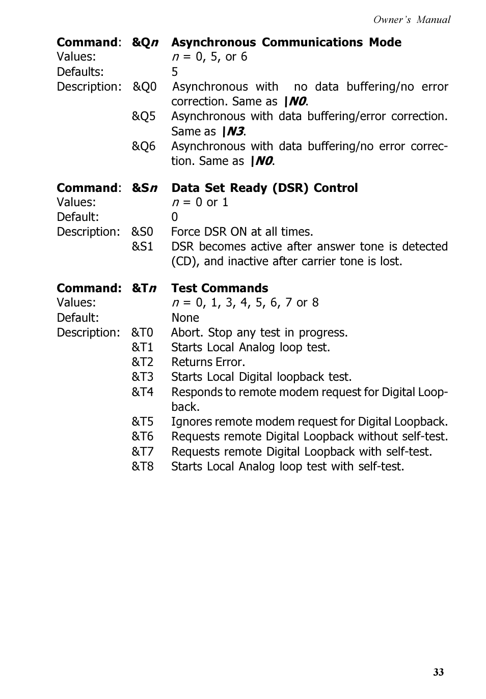 Multi-Tech Systems MT5600ZDX User Manual | Page 33 / 84