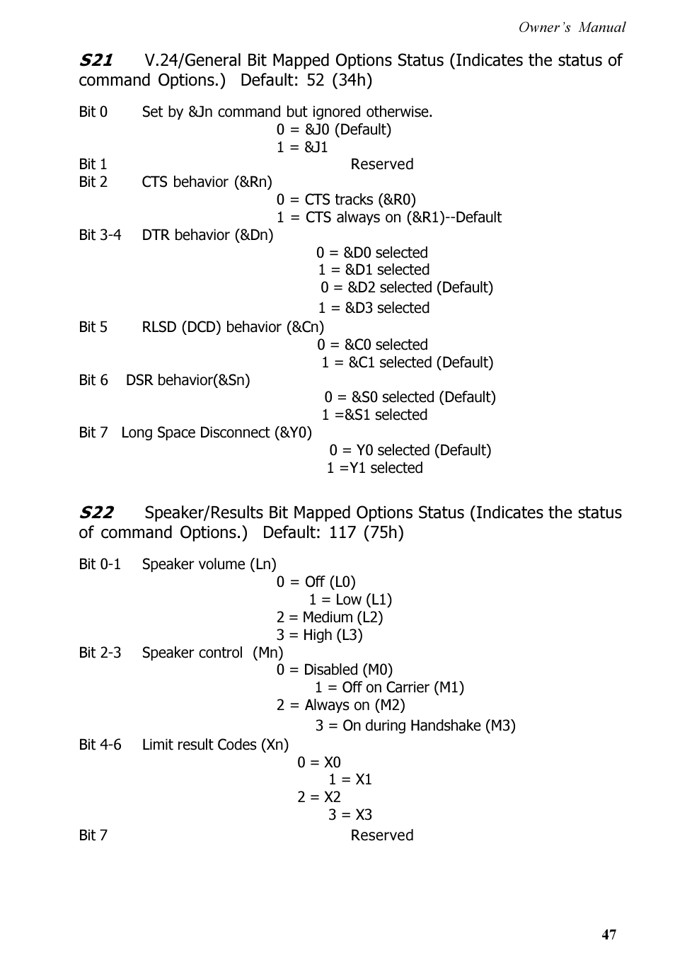 Multi-Tech Systems MT5600ZDX User Manual | Page 47 / 84