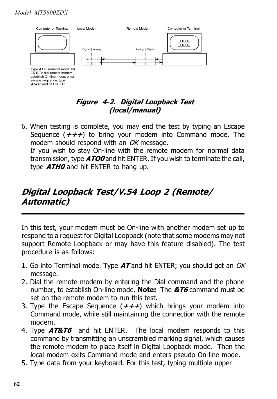 Multi-Tech Systems MT5600ZDX User Manual | Page 62 / 84