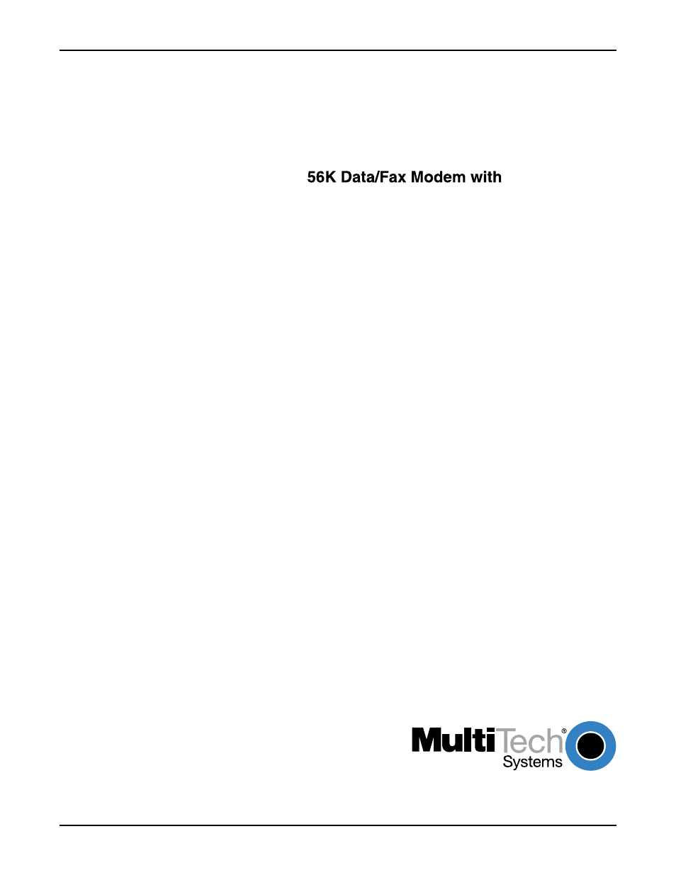 Multi-Tech Systems MultiModem USB MT5634ZBA-USB User Manual | 67 pages