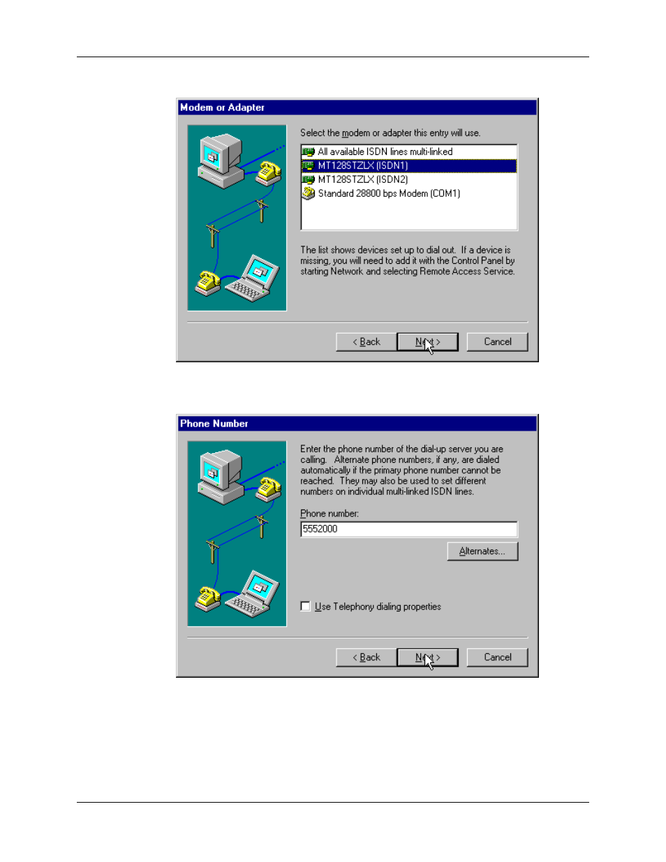 Multi-Tech Systems MT128ZLX-NT User Manual | Page 121 / 257
