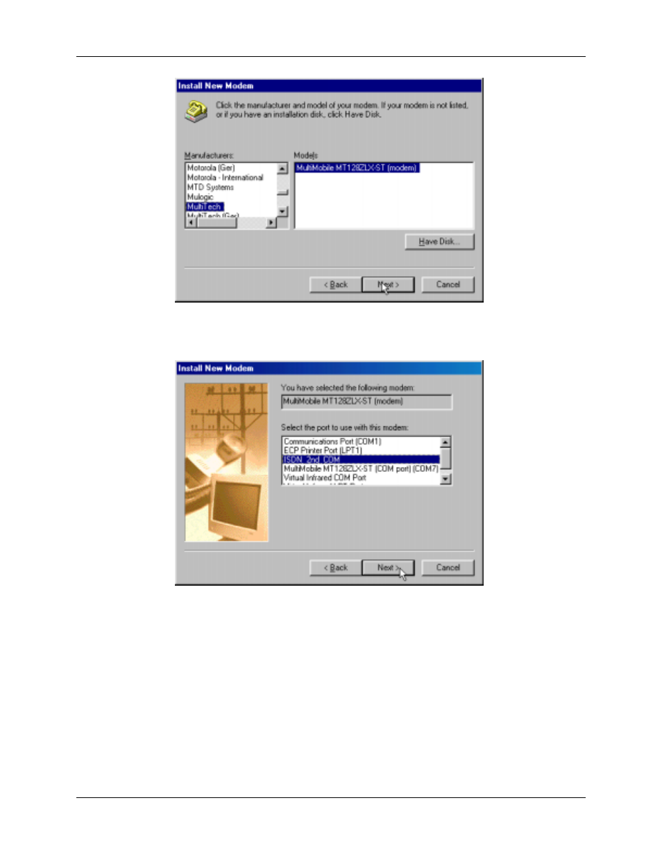 Multi-Tech Systems MT128ZLX-NT User Manual | Page 217 / 257