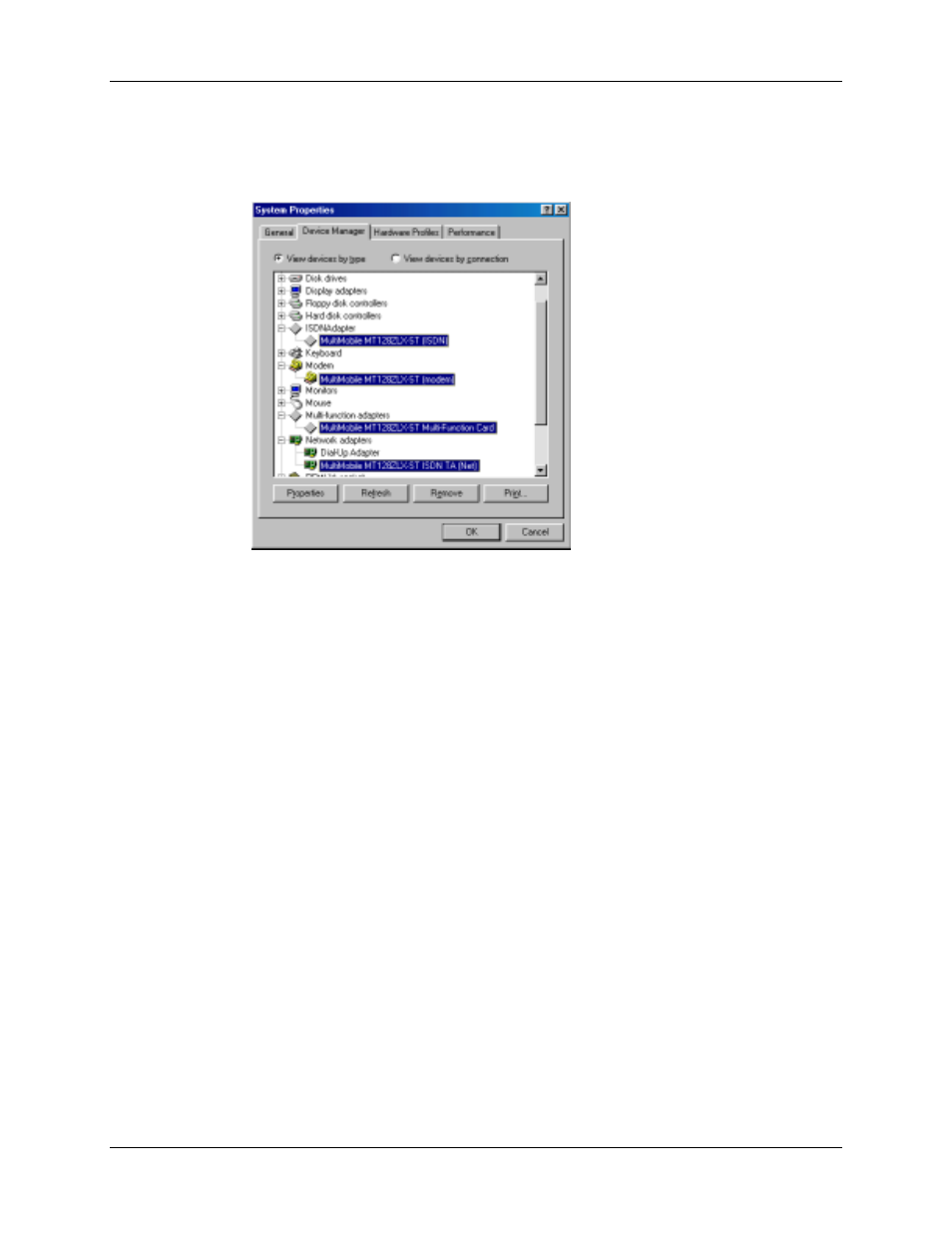 Verifying the windows 98 installation | Multi-Tech Systems MT128ZLX-NT User Manual | Page 65 / 257