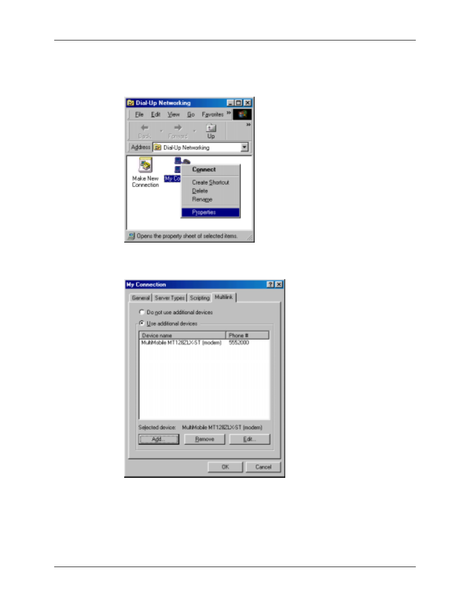 Multi-Tech Systems MT128ZLX-NT User Manual | Page 86 / 257