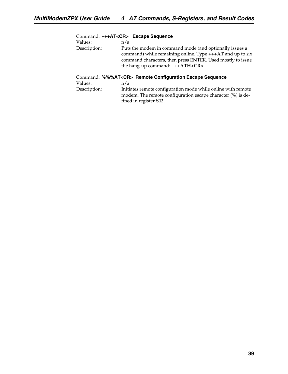 Multi-Tech Systems MT5634ZPX-PCI-V92 User Manual | Page 44 / 85