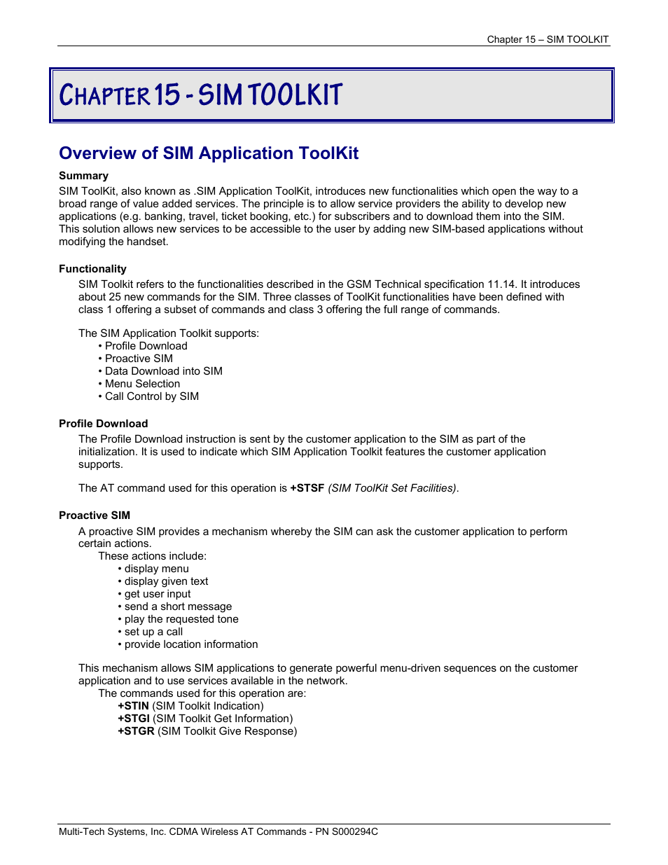 Toolkit, Hapter | Multi-Tech Systems CDMA Wireless Modem User Manual | Page 111 / 195