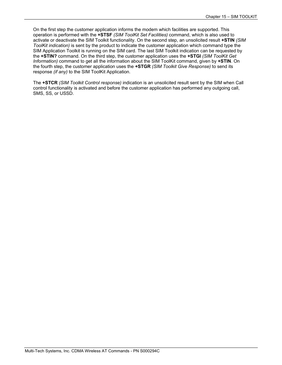 Multi-Tech Systems CDMA Wireless Modem User Manual | Page 113 / 195