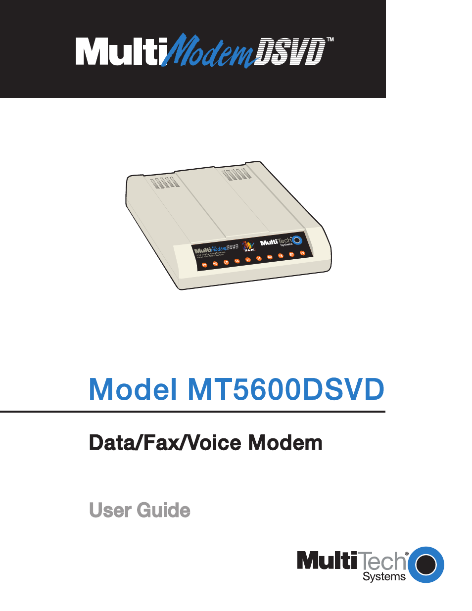 Multi-Tech Systems MT5600DSVD User Manual | 82 pages