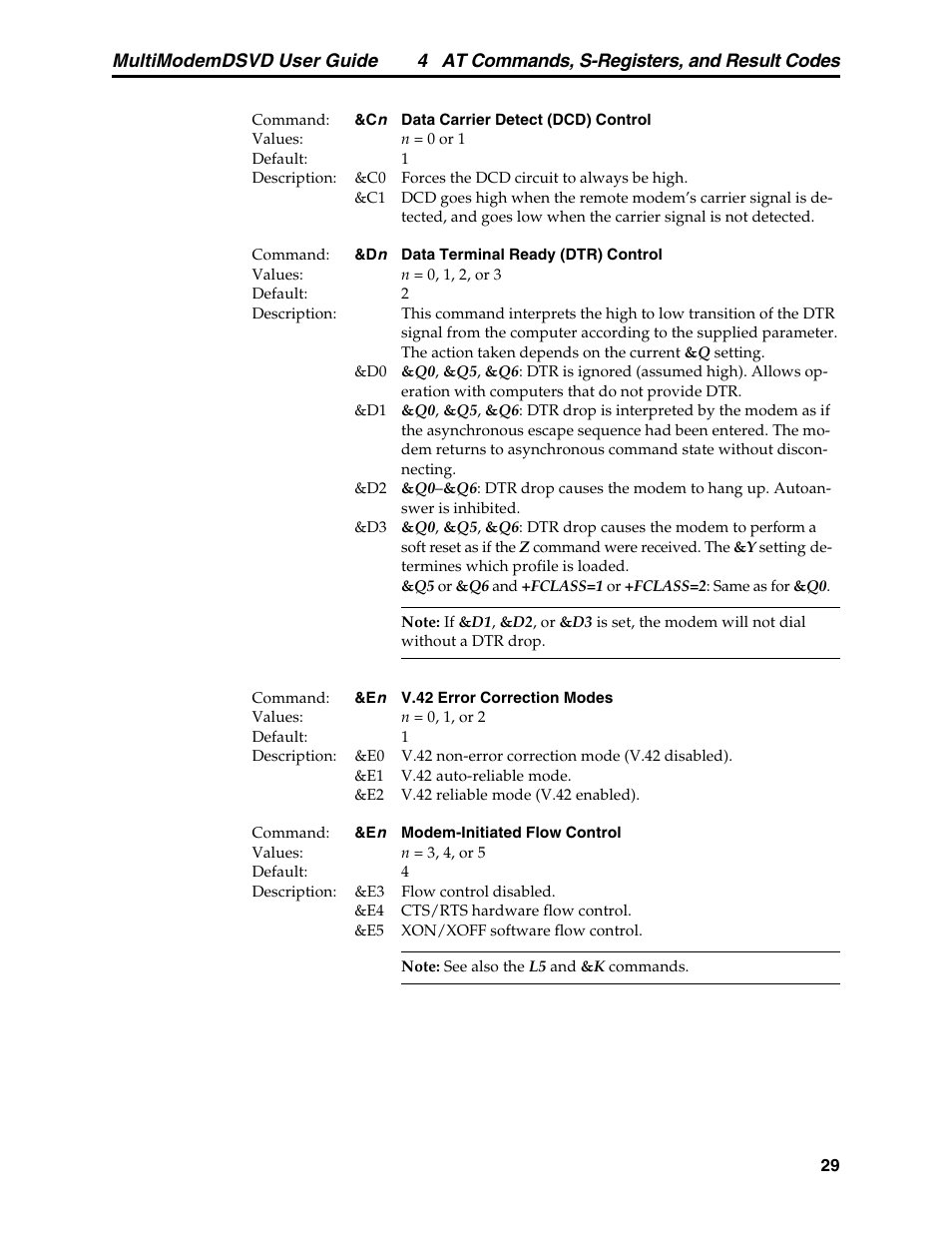 Multi-Tech Systems MT5600DSVD User Manual | Page 34 / 82