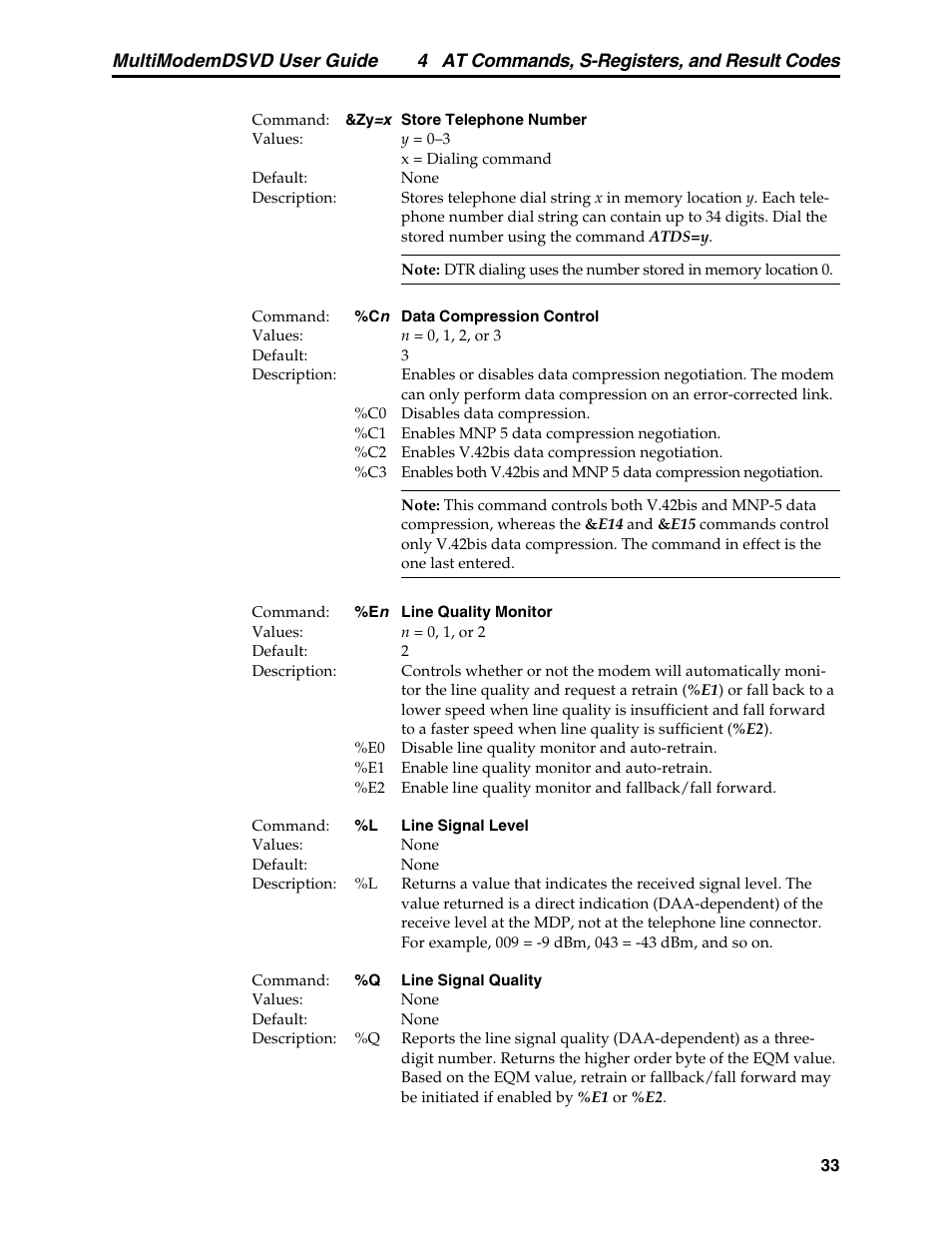 Multi-Tech Systems MT5600DSVD User Manual | Page 38 / 82