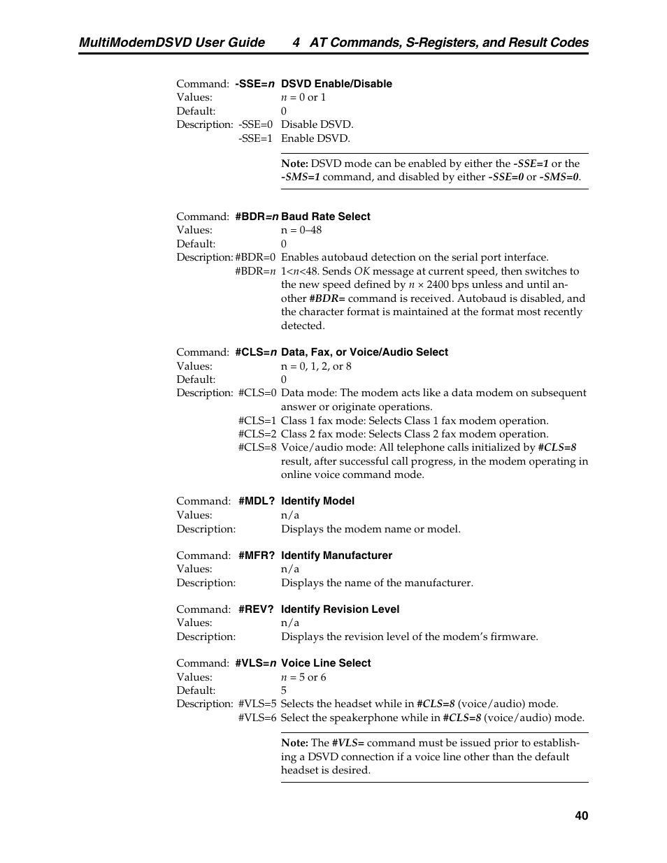 Multi-Tech Systems MT5600DSVD User Manual | Page 45 / 82