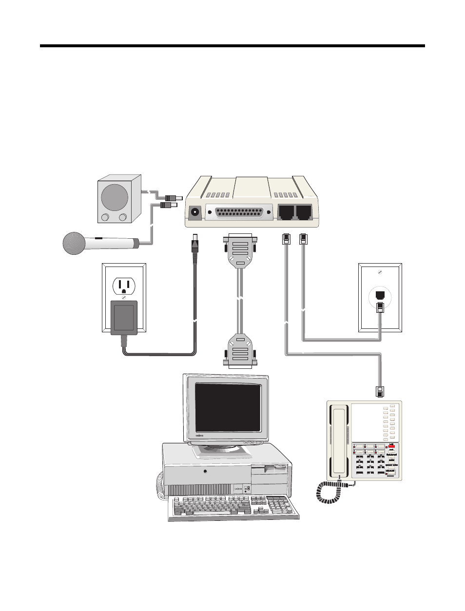 Step 3: connect the modem to your system, 2 quick start, Figure 2-3. modem connections | Multi-Tech Systems MT5634ZBAV User Manual | Page 25 / 170