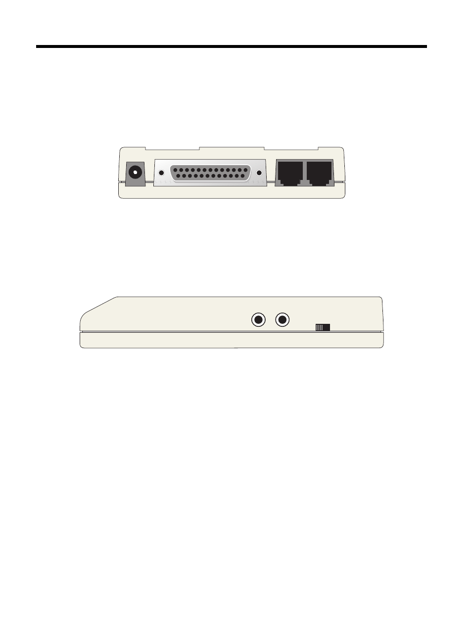 Connections, Connecting to the computer ("rs232"), Connecting to the computer (“rs232”) | User guide | Multi-Tech Systems MT5634ZBAV User Manual | Page 48 / 170