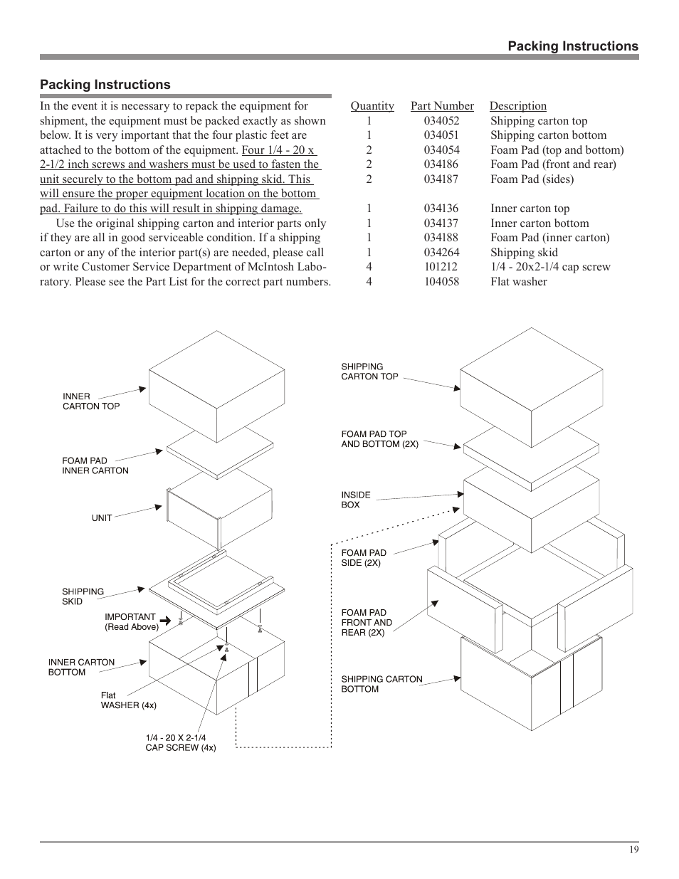 McIntosh MC205 User Manual | Page 19 / 20