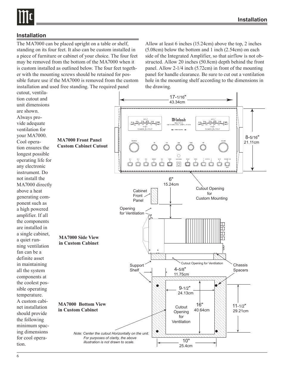 McIntosh MA7000 User Manual | Page 6 / 20