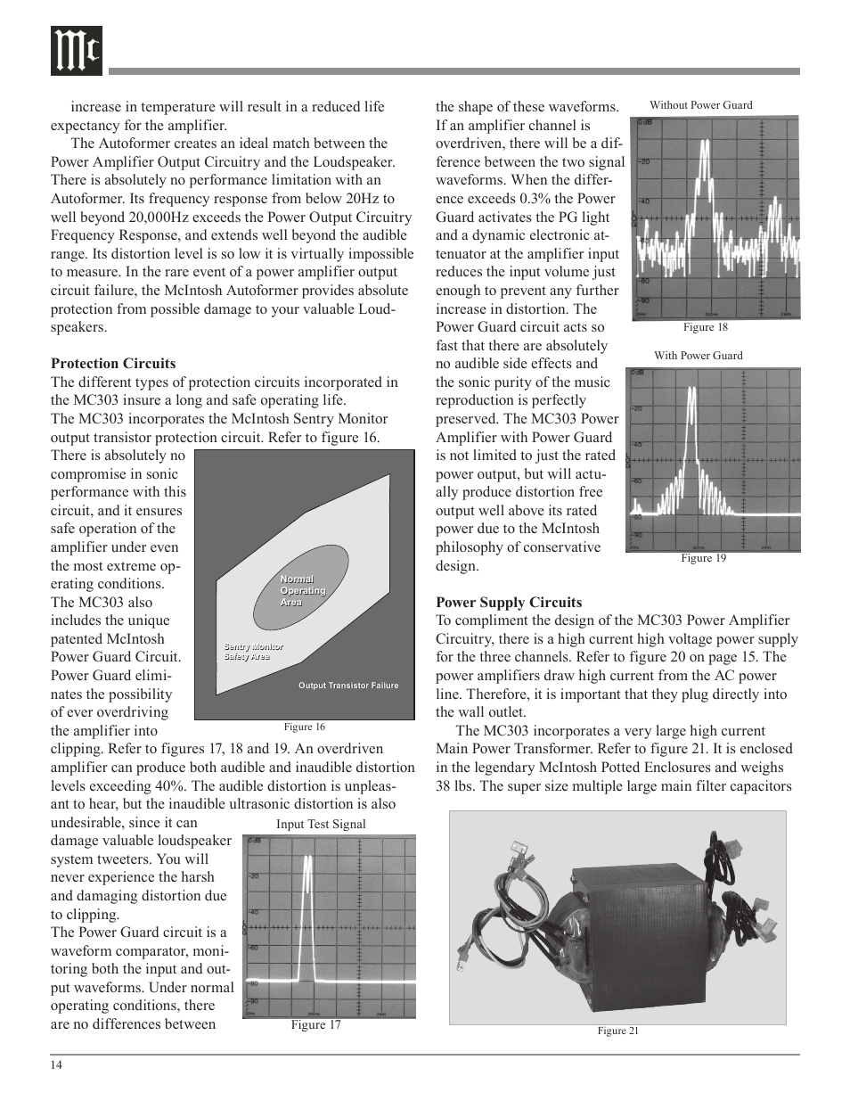 McIntosh MC303 User Manual | Page 14 / 20