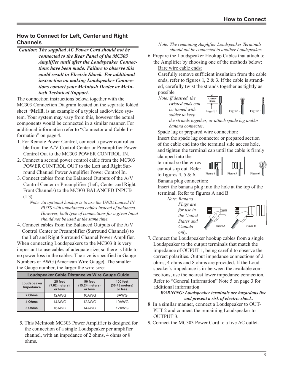 McIntosh MC303 User Manual | Page 9 / 20