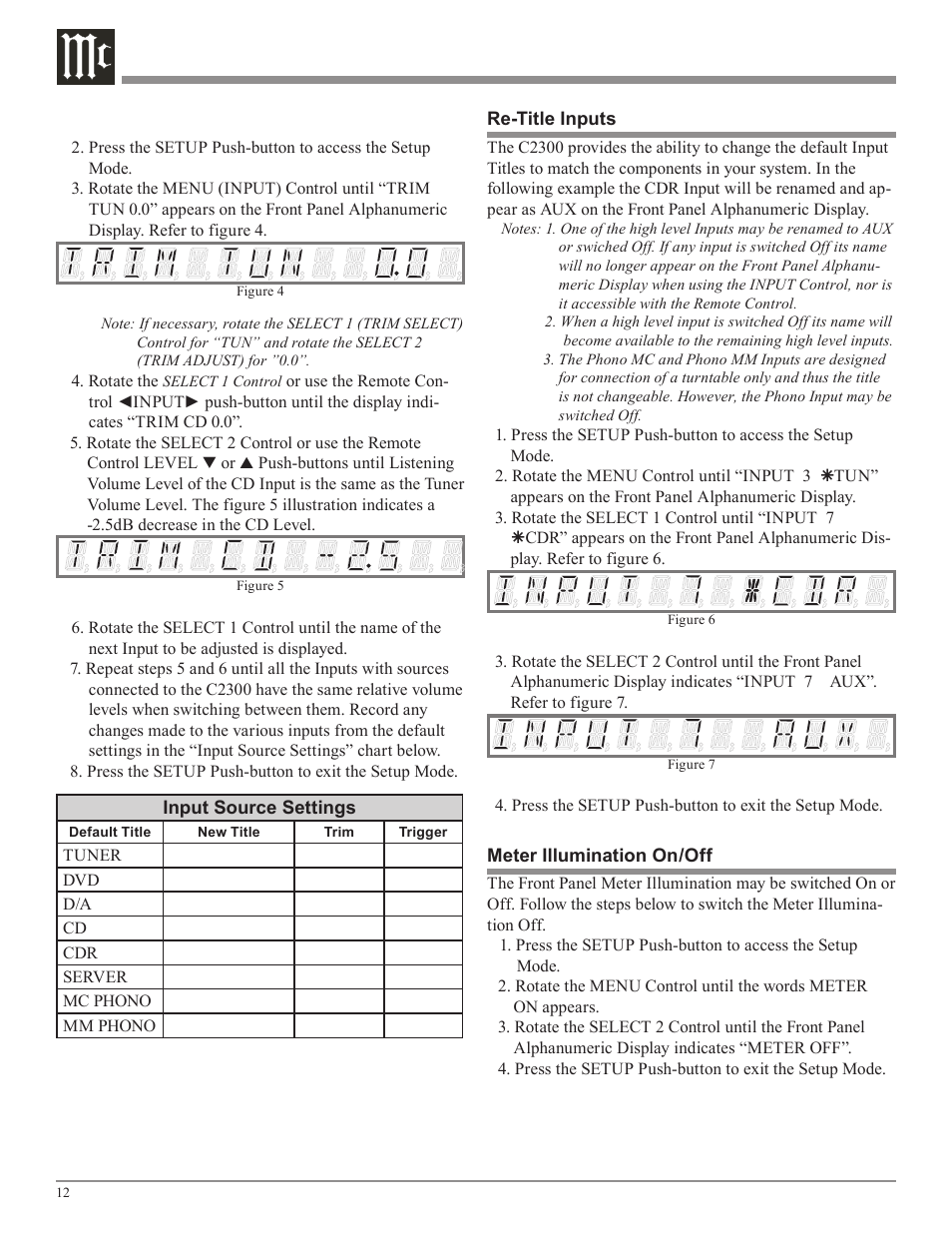 McIntosh C2300 User Manual | Page 12 / 24