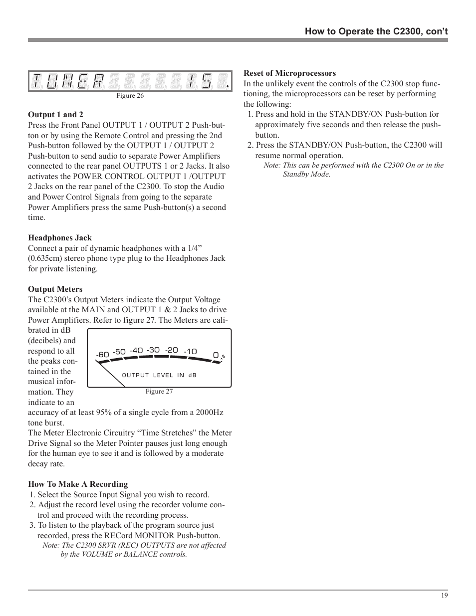 McIntosh C2300 User Manual | Page 19 / 24
