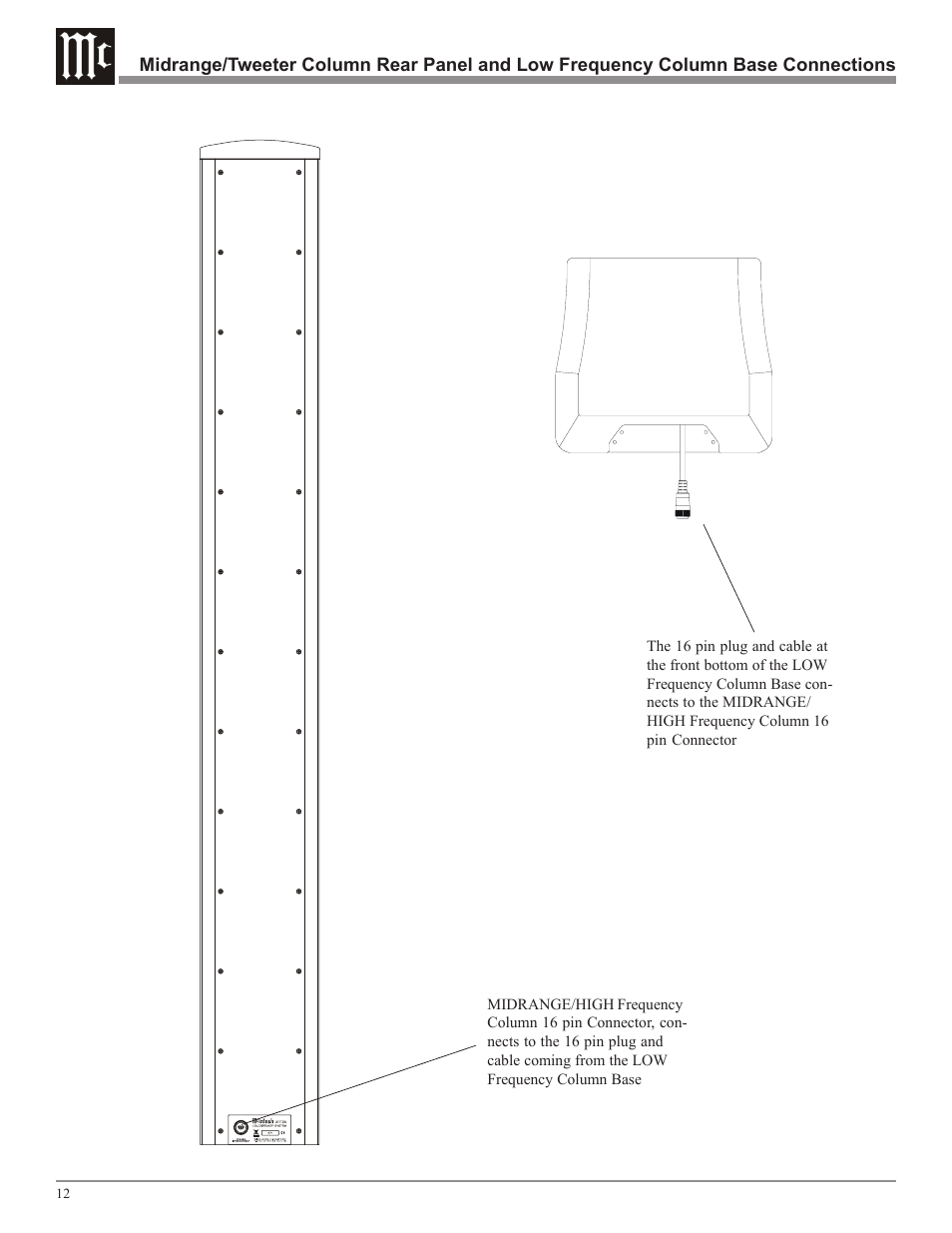 McIntosh XRT2K User Manual | Page 12 / 24