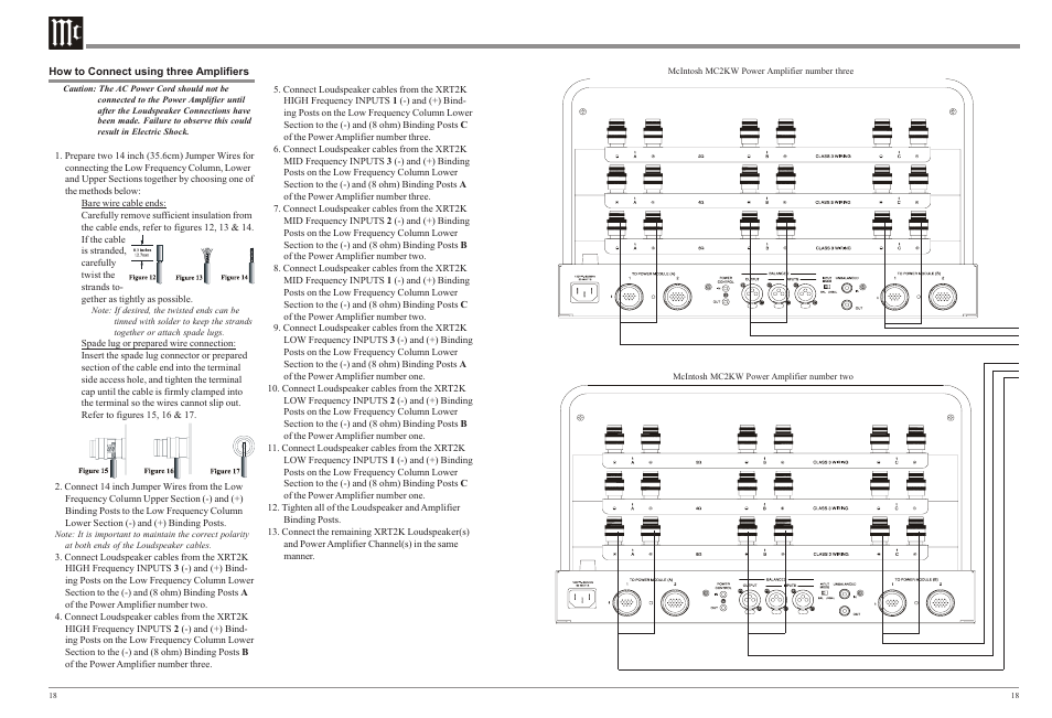 McIntosh XRT2K User Manual | Page 18 / 24