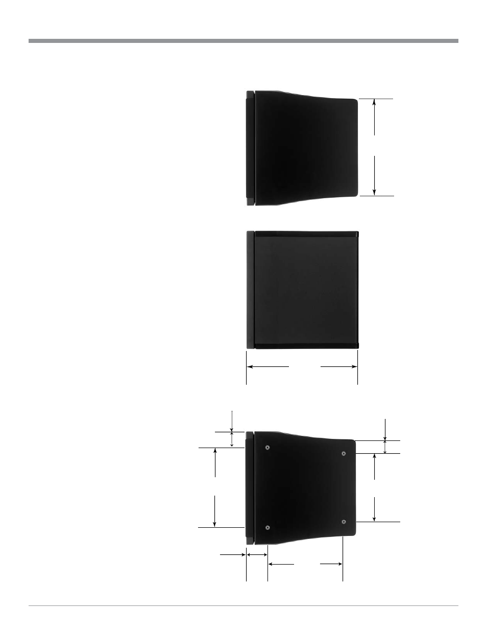 Dimensions | McIntosh XLS112 User Manual | Page 7 / 16