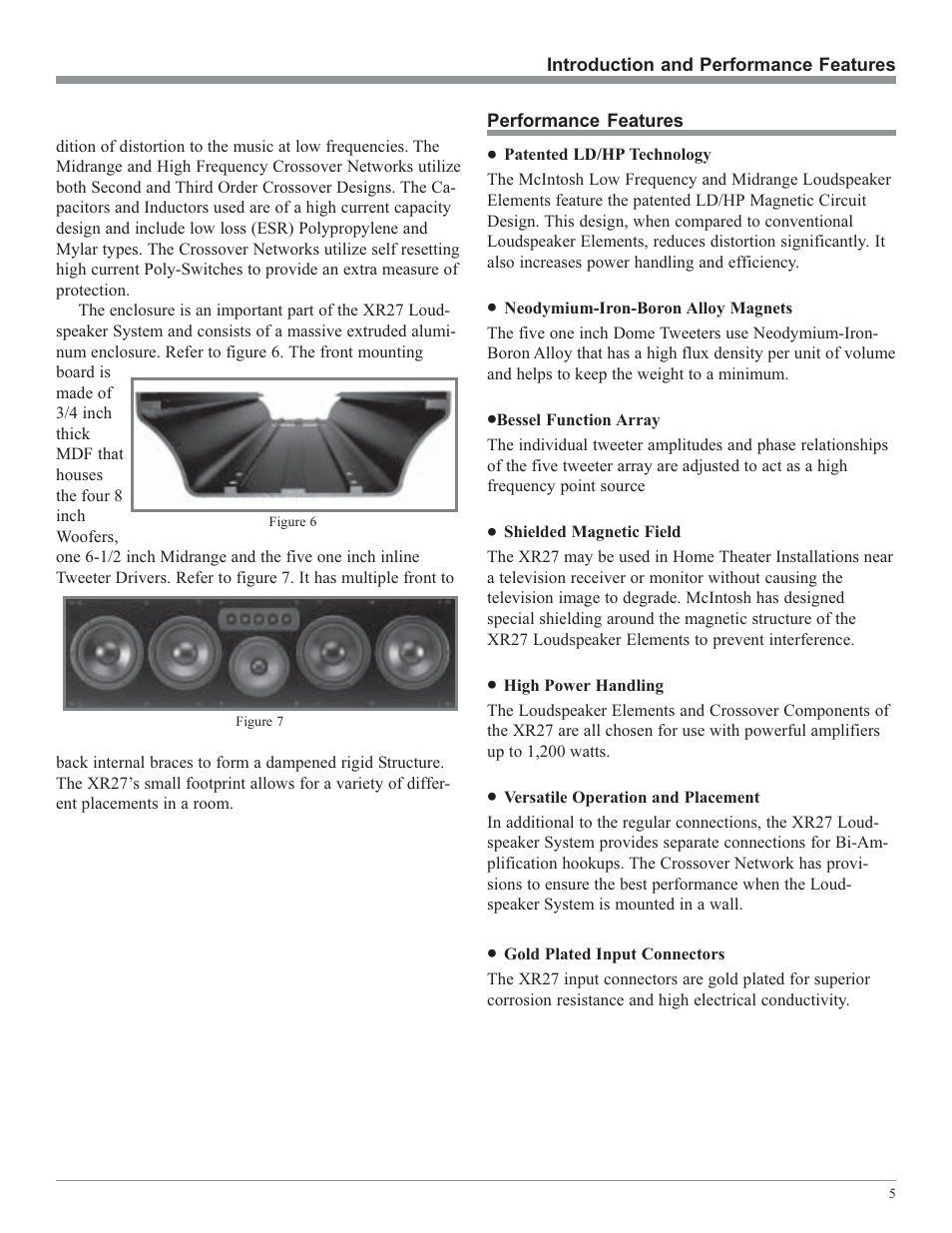 McIntosh XR27 User Manual | Page 5 / 16