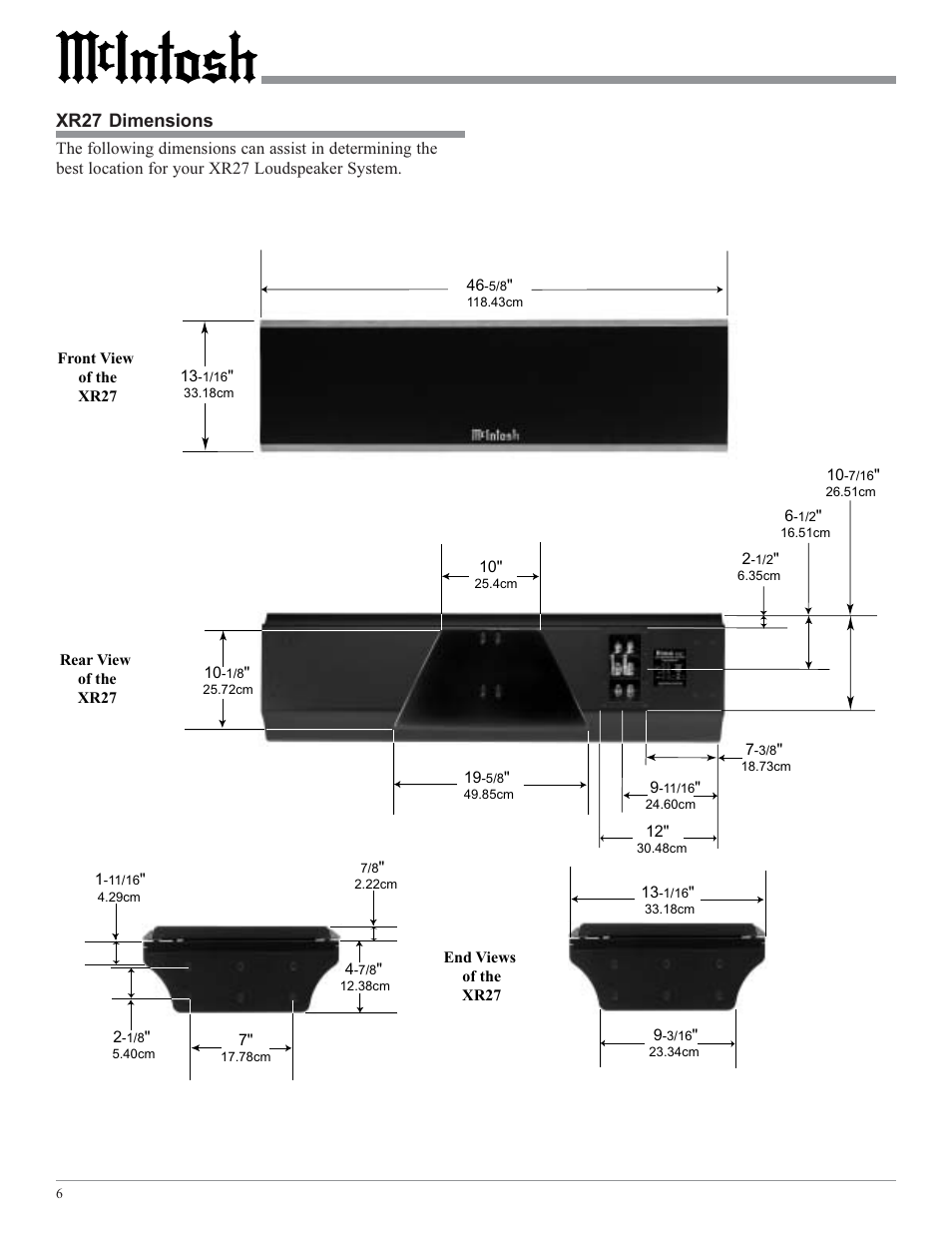 McIntosh XR27 User Manual | Page 6 / 16