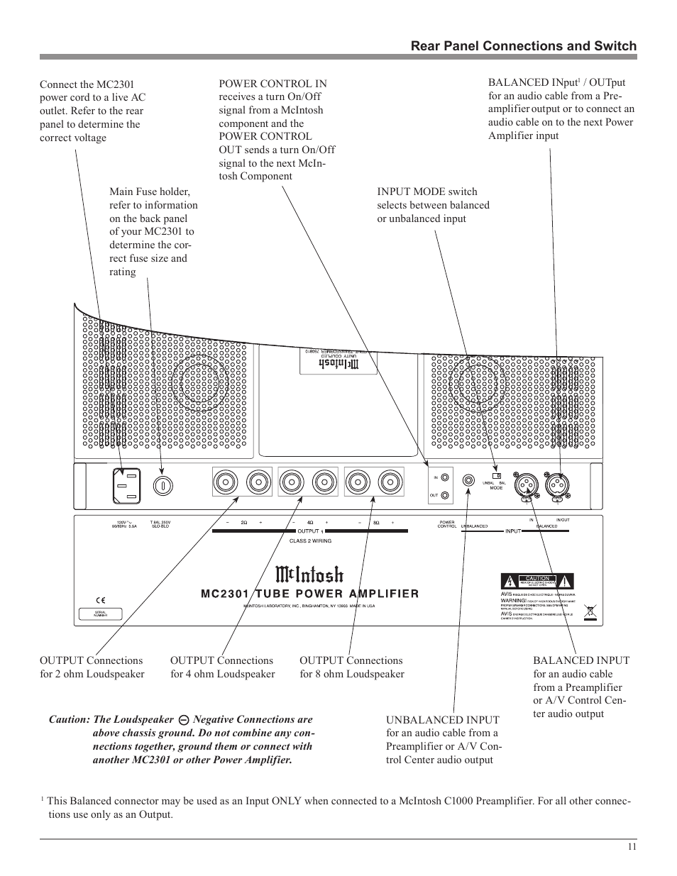 McIntosh MC2301 User Manual | Page 11 / 24