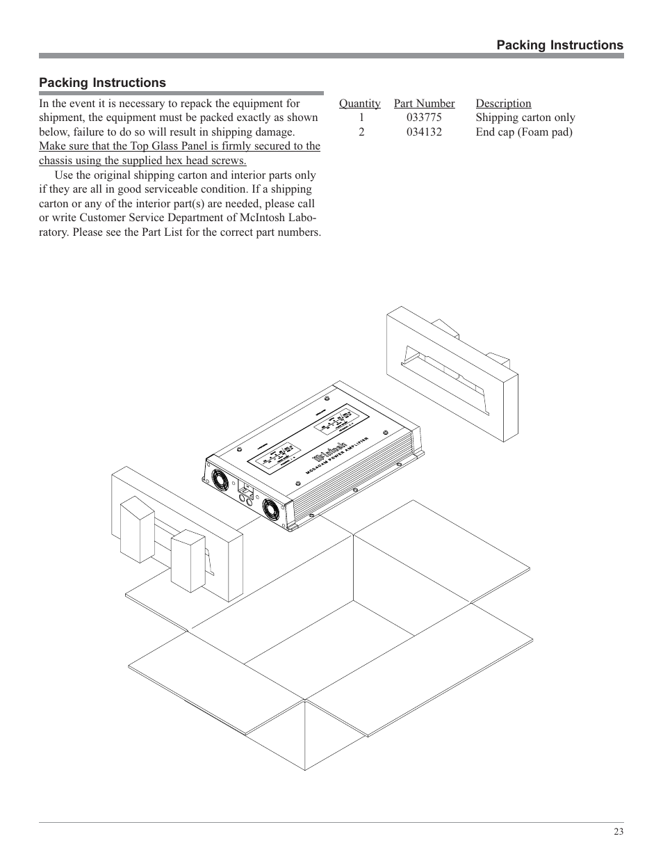 McIntosh MCC406M User Manual | Page 23 / 24