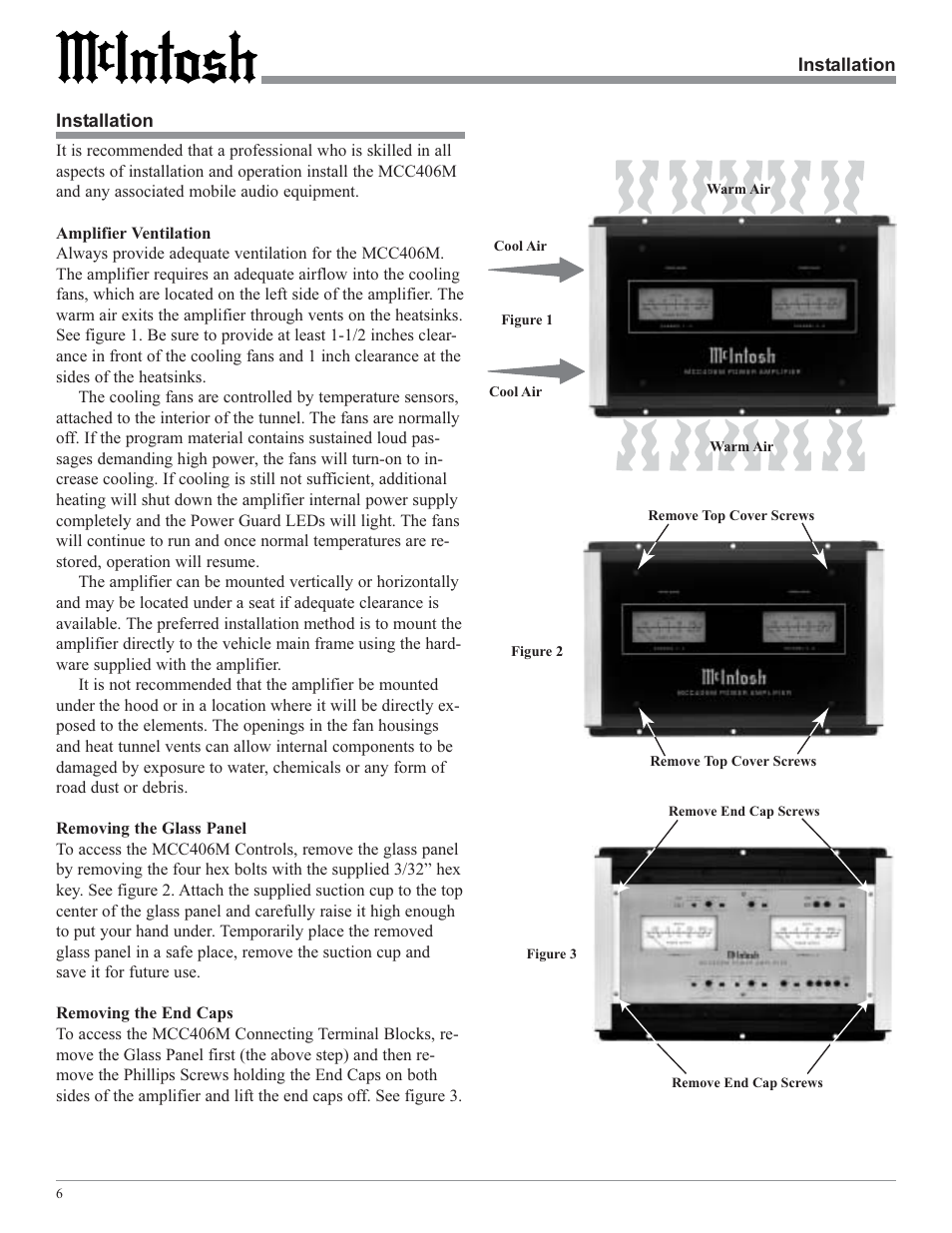 McIntosh MCC406M User Manual | Page 6 / 24