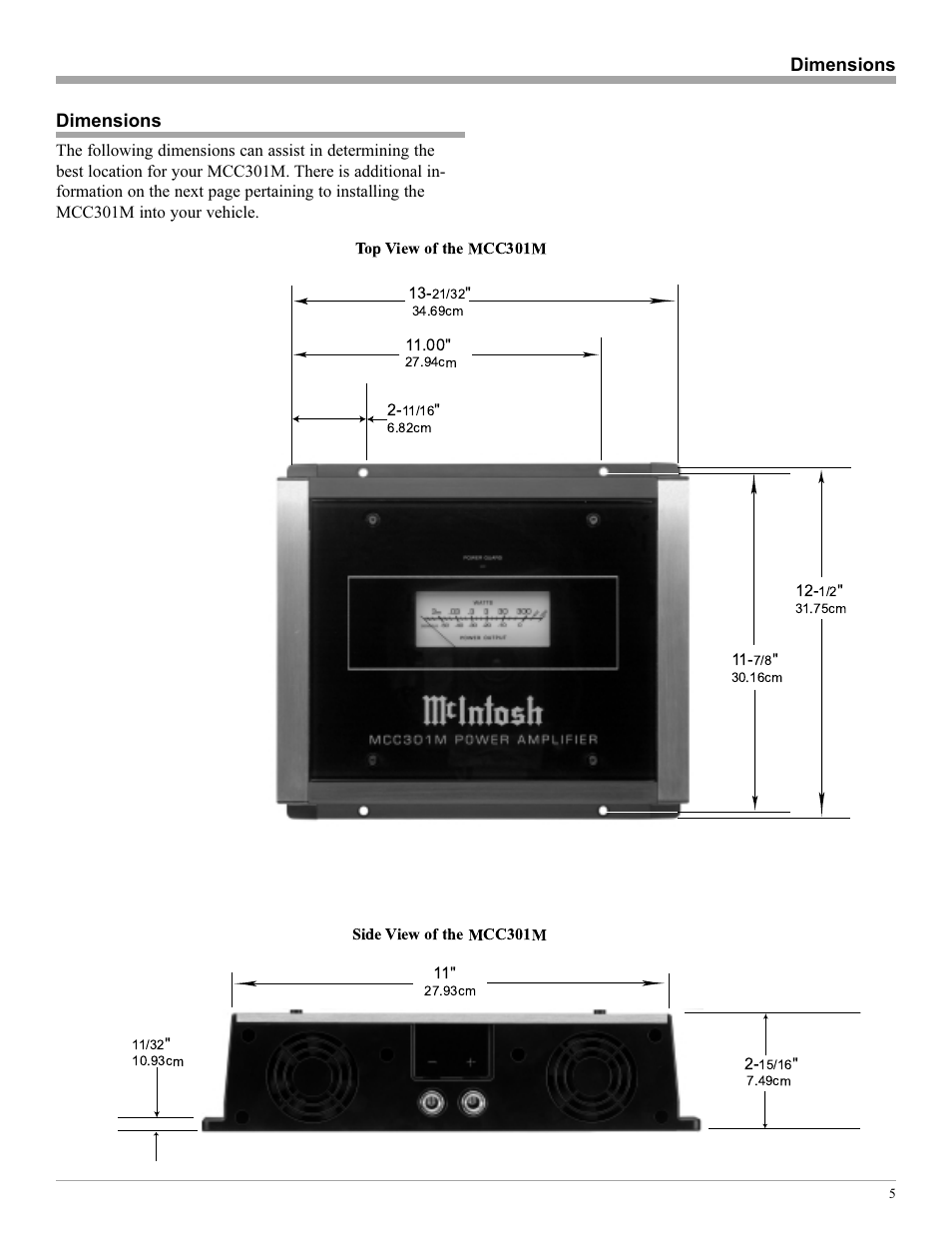 McIntosh MCC301M User Manual | Page 5 / 16