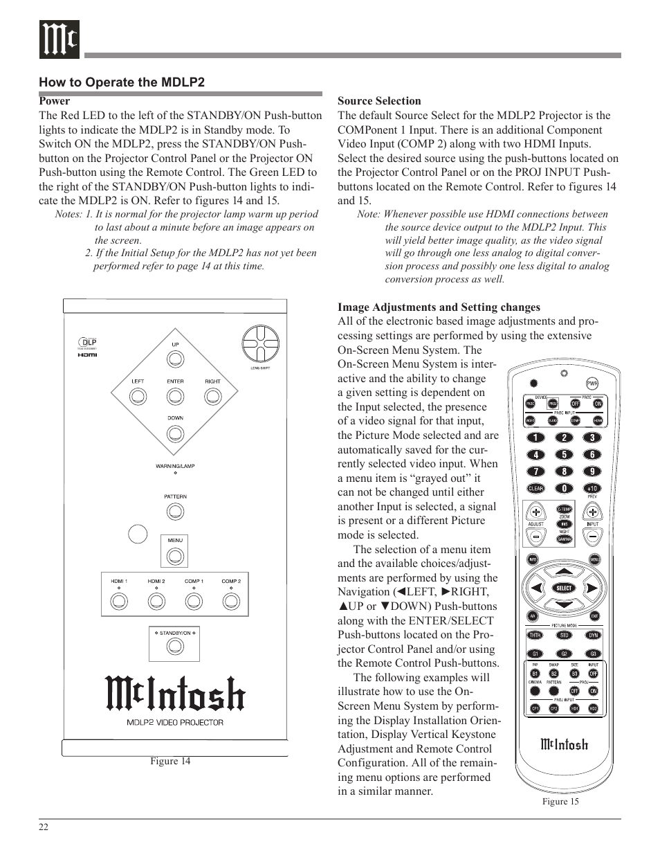 McIntosh MDLP2 User Manual | Page 22 / 32