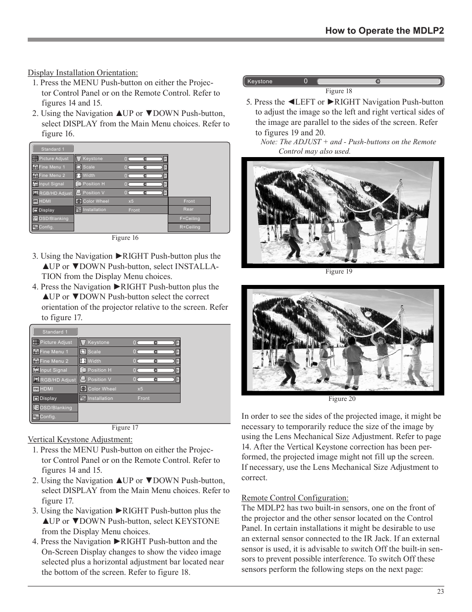 How to operate the mdlp2 | McIntosh MDLP2 User Manual | Page 23 / 32