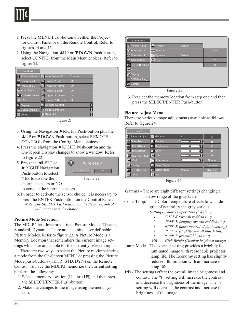 McIntosh MDLP2 User Manual | Page 24 / 32