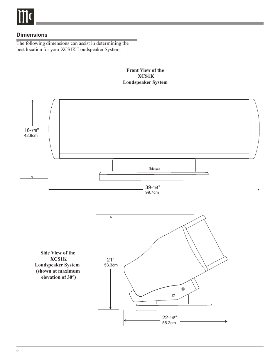 McIntosh XCS1K User Manual | Page 6 / 16