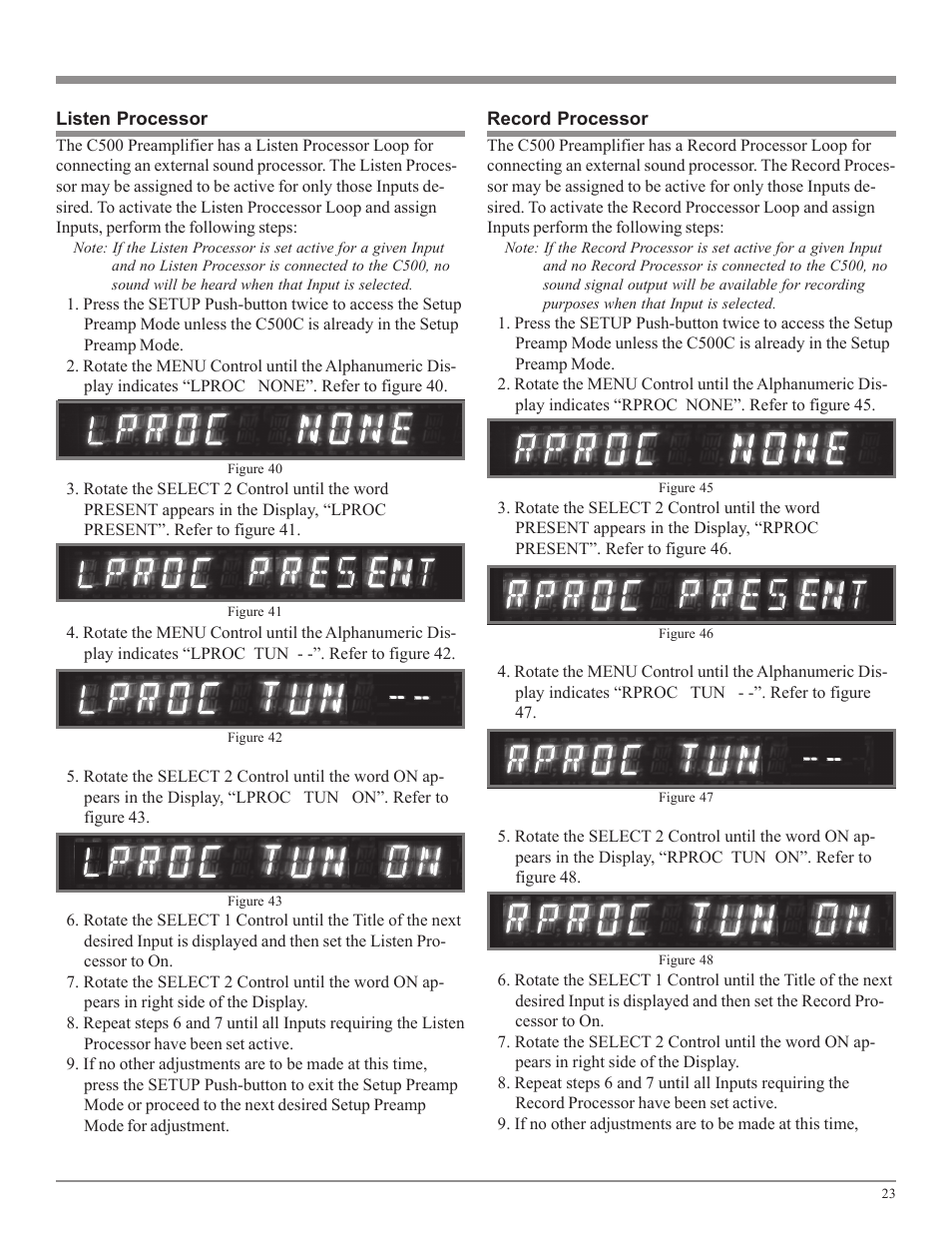 McIntosh C500 User Manual | Page 23 / 40