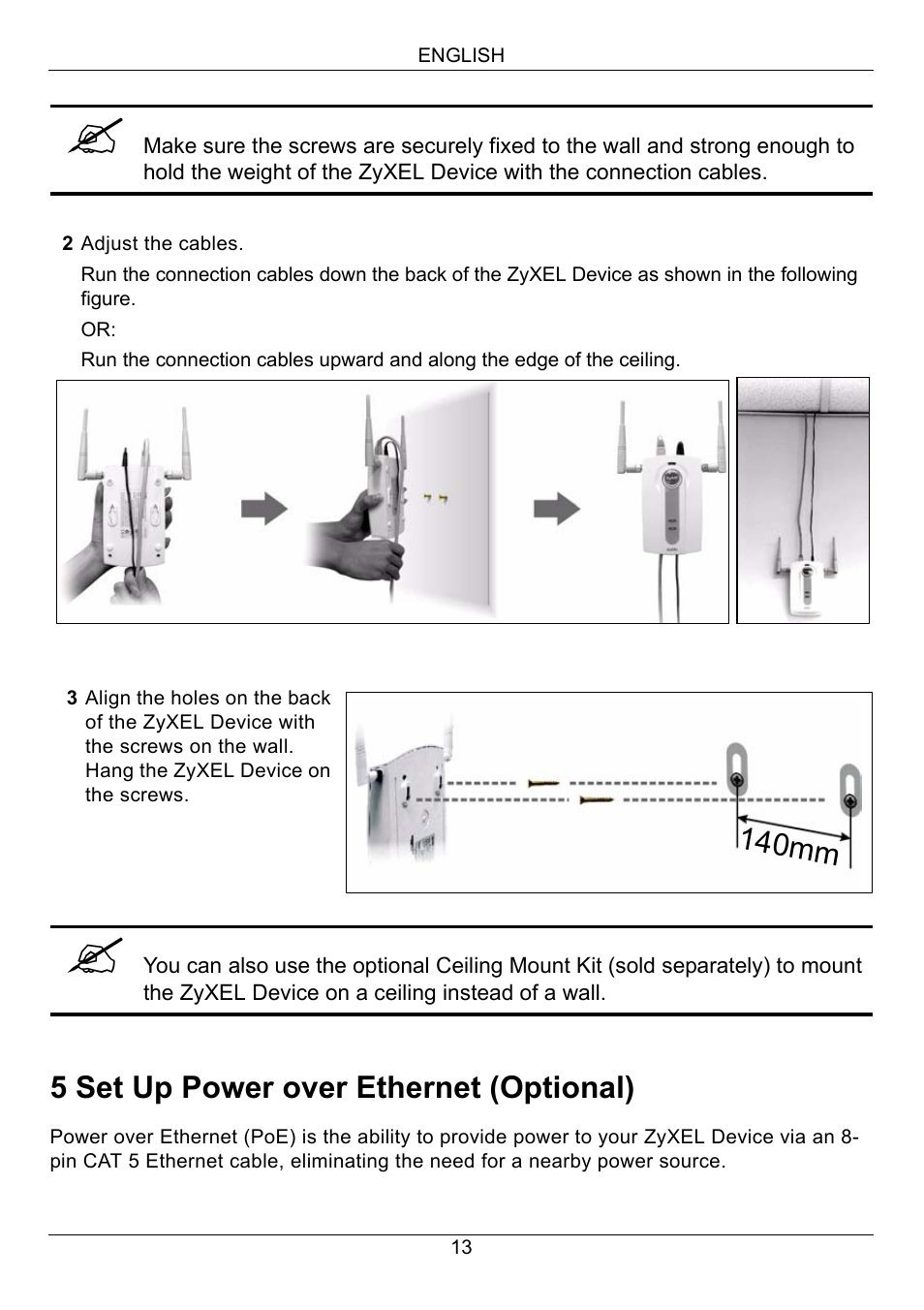 Zyxel NWA-3160 User Manual | Page 13 / 131