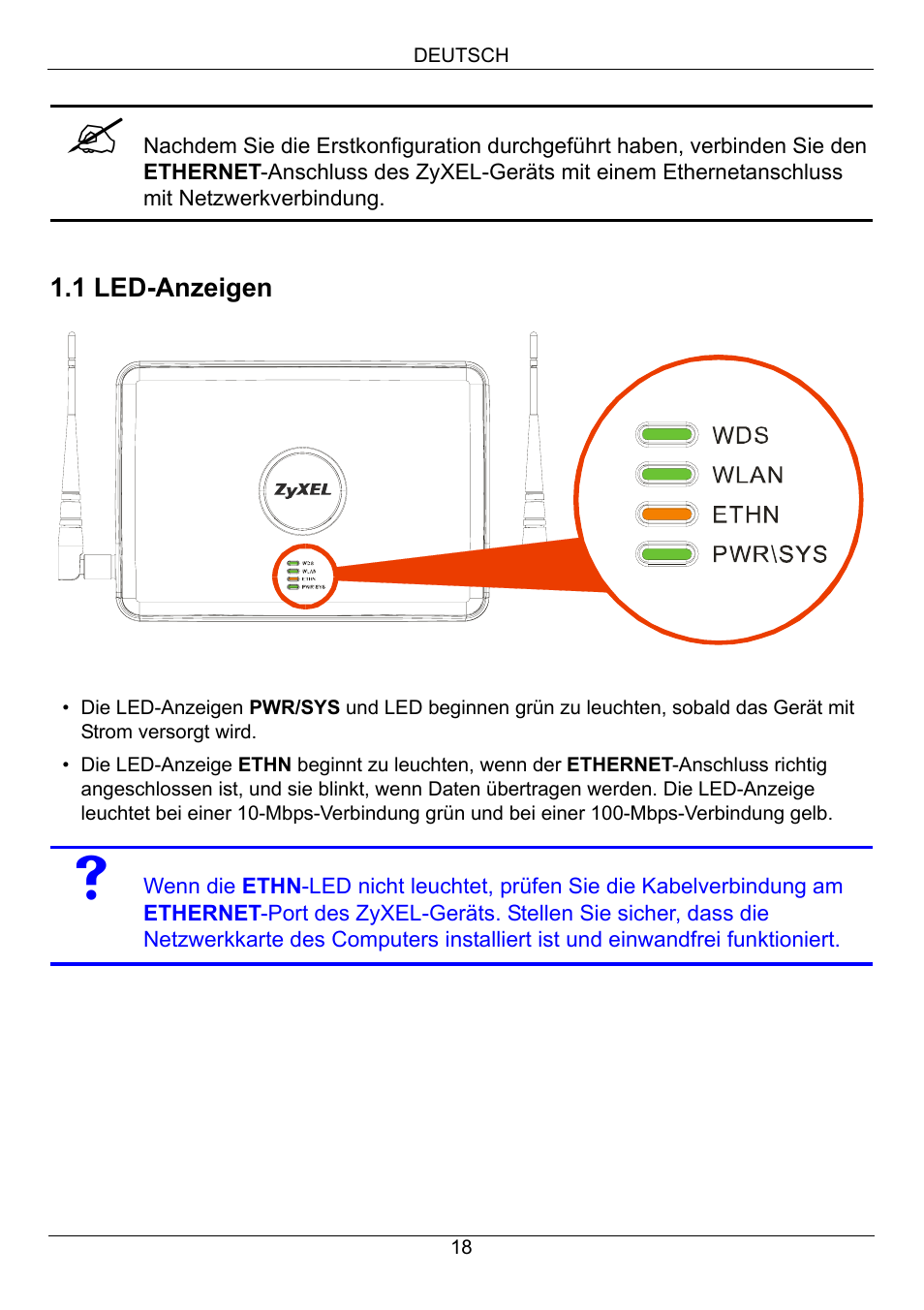 Zyxel NWA-3160 User Manual | Page 18 / 131