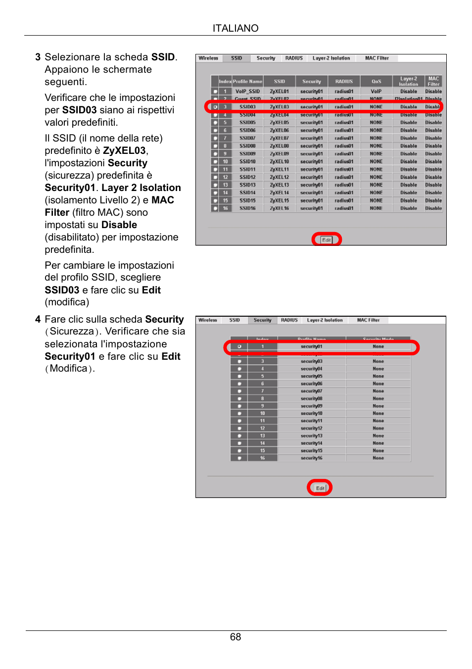 Zyxel NWA-3160 User Manual | Page 68 / 131