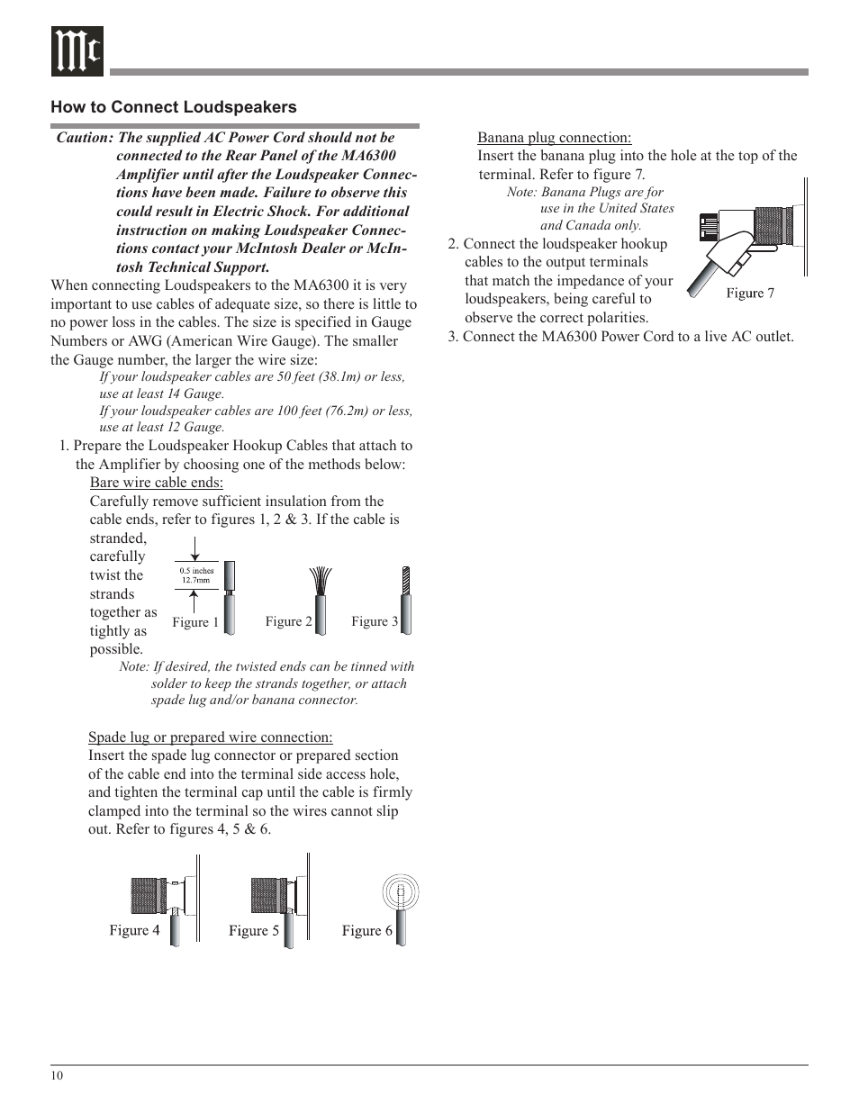 McIntosh MA6300 User Manual | Page 10 / 20