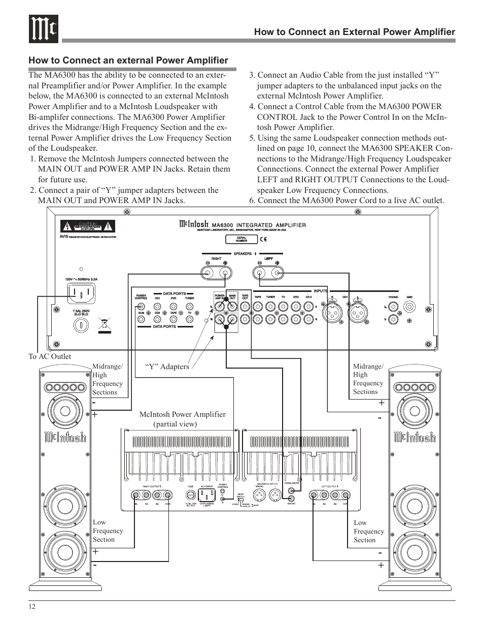 McIntosh MA6300 User Manual | Page 12 / 20