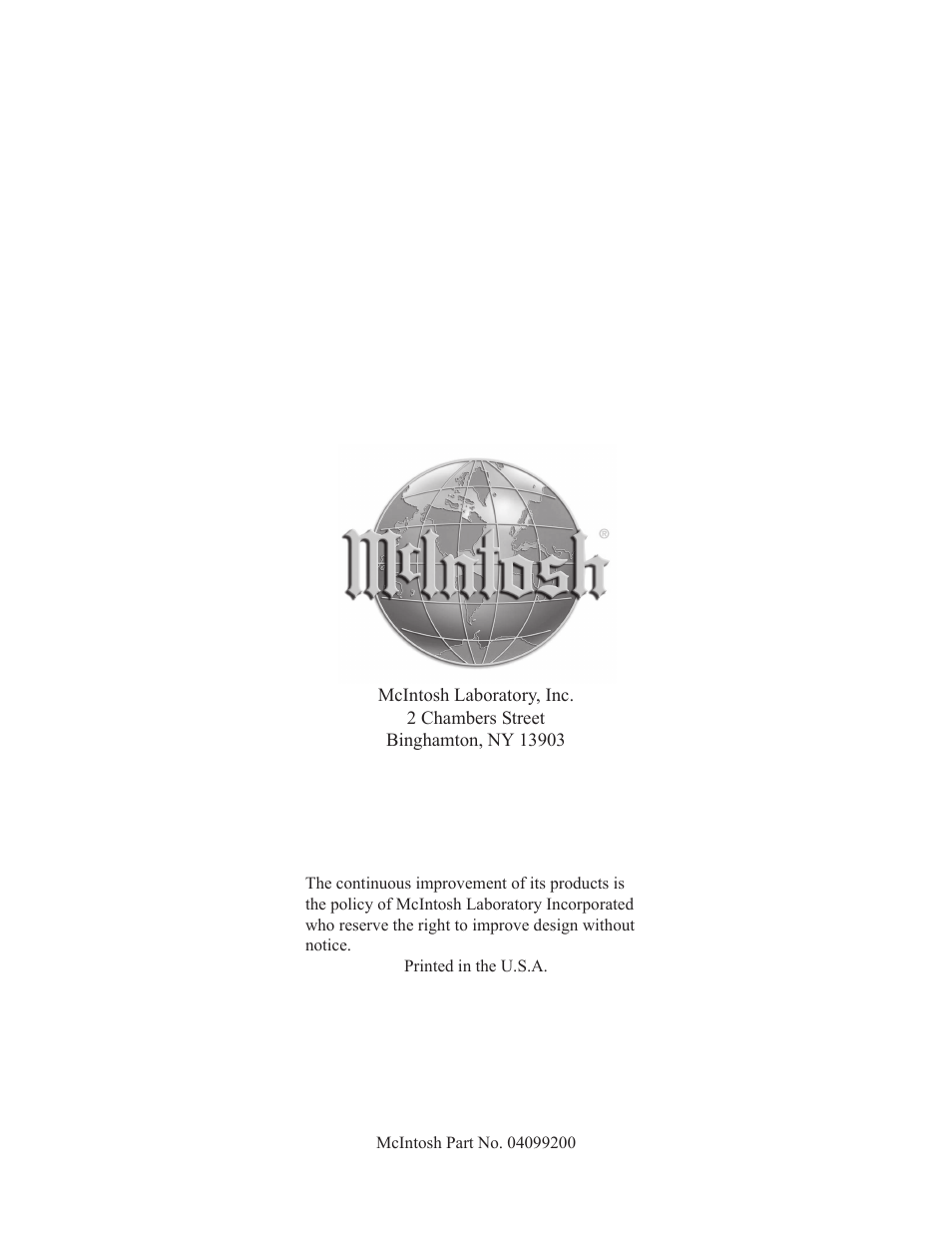 McIntosh MA2275 User Manual | Page 24 / 24