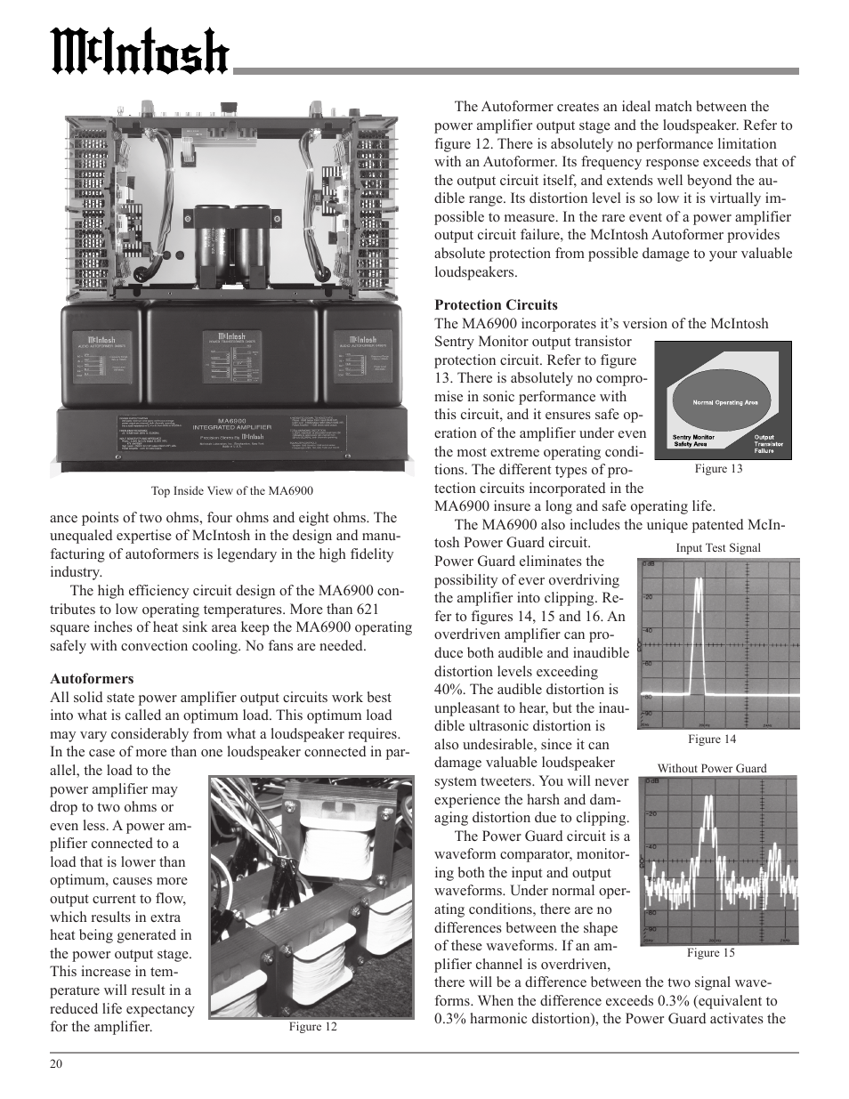 McIntosh MA6900 User Manual | Page 20 / 24