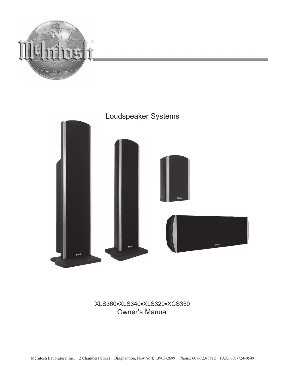 McIntosh XLS360 User Manual | 28 pages