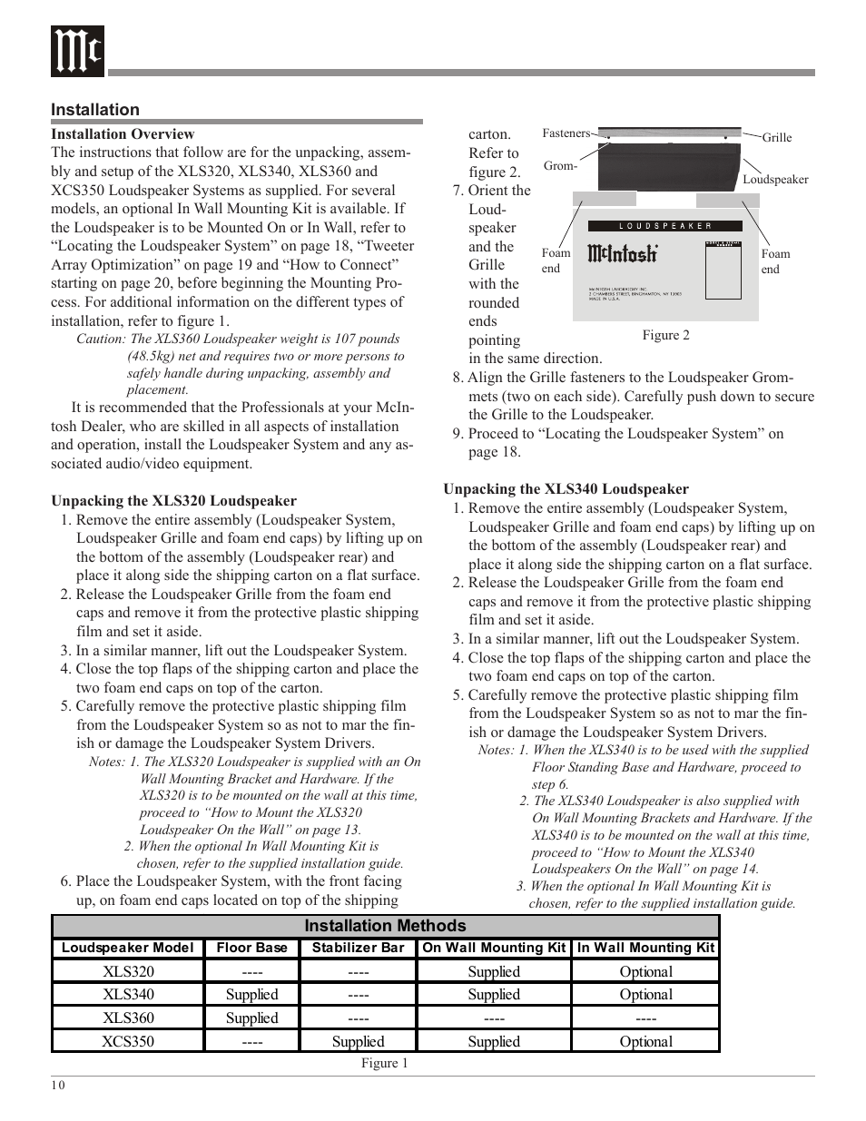 McIntosh XLS360 User Manual | Page 10 / 28