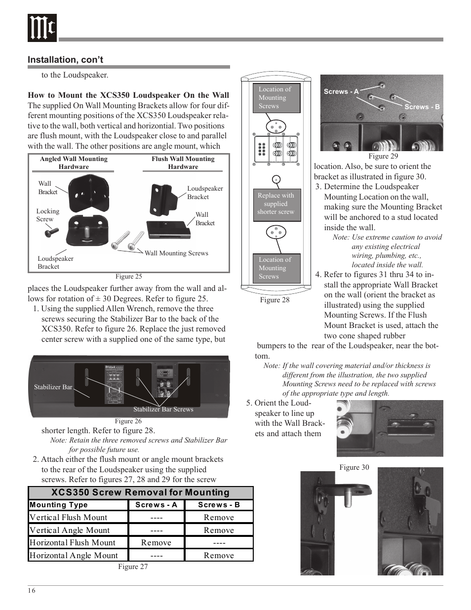 McIntosh XLS360 User Manual | Page 16 / 28
