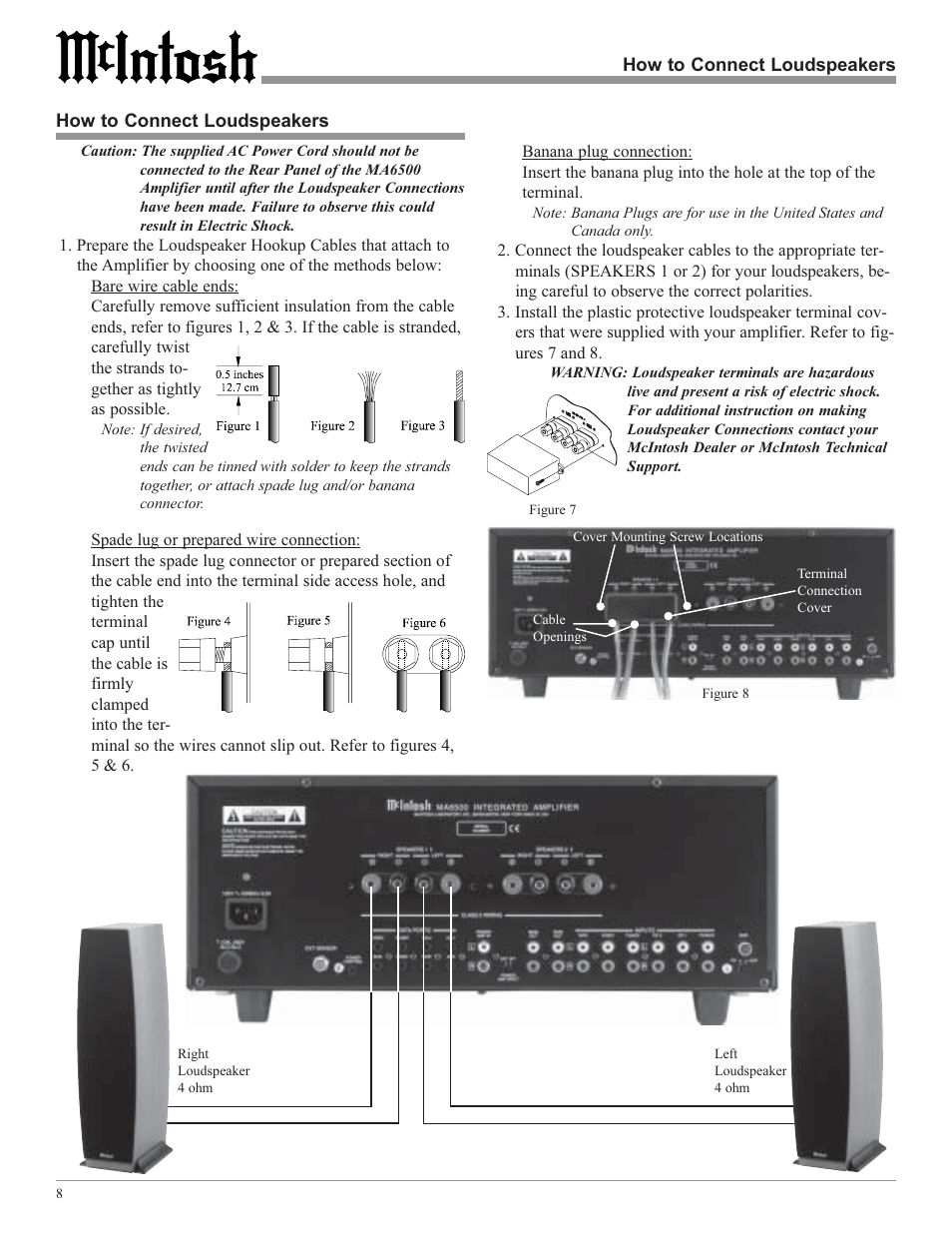 McIntosh MA6500 User Manual | Page 8 / 20